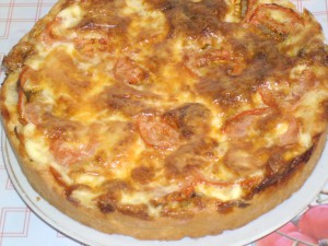                                                   Пицца  баклажанная