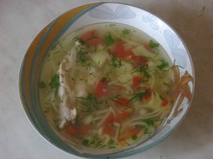 Куриный суп с лапшой «Домашняя»