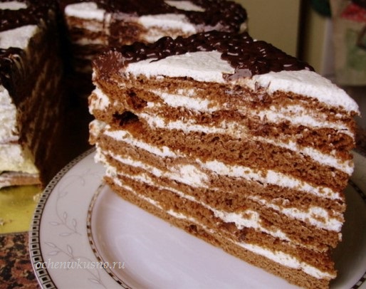Торт «Шоколадный Медовик»