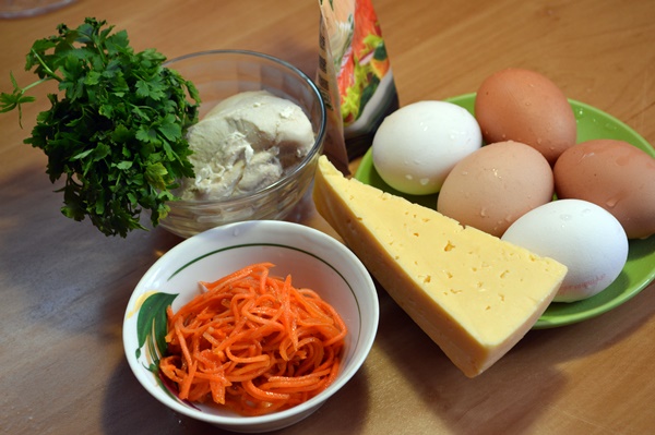  Салат « Бунито» с корейской морковью